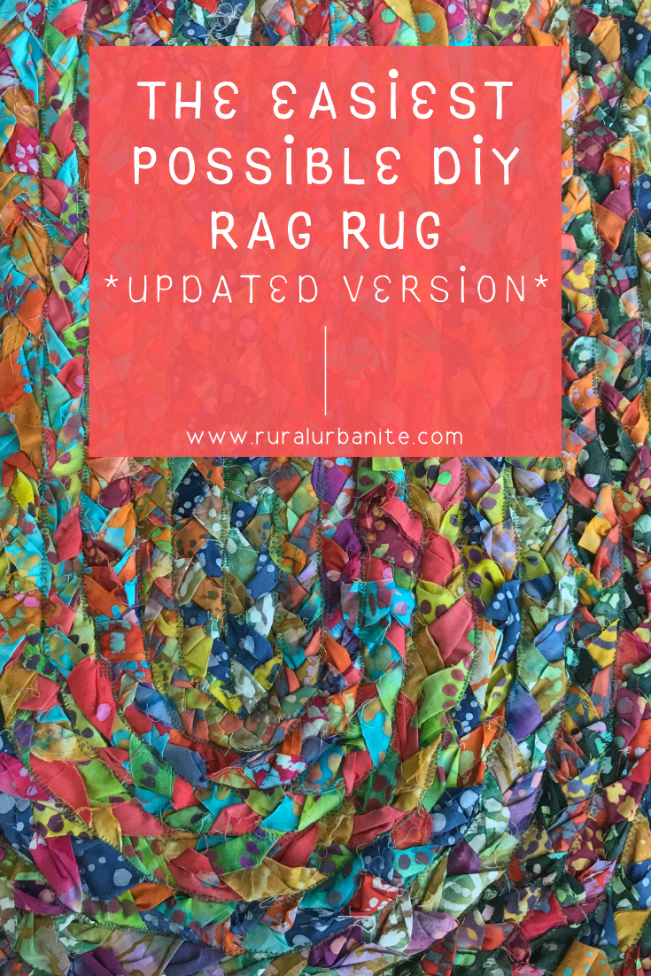 Easy Rectangle Rag Rug The Easiest Version of a Rag Rug Updated — Rural Urbanite