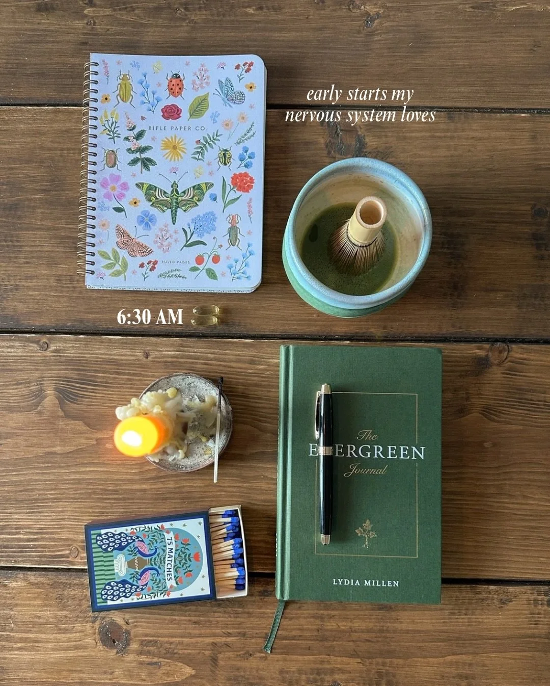 Morning things my nervous system loves before the rest of the house wakes up 🤎