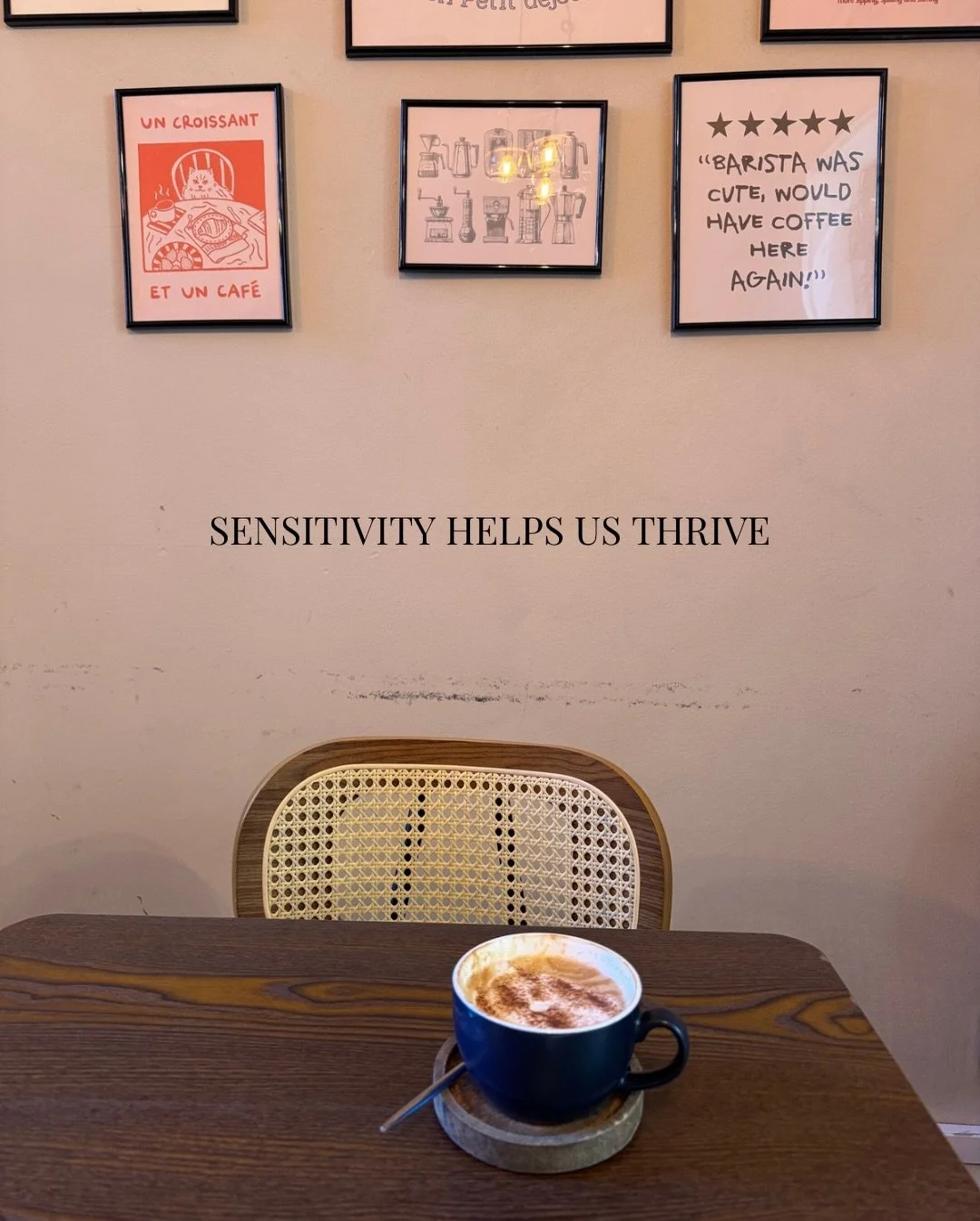 We spent so long trying to hide our sensitivity but now it&rsquo;s how we thrive. 
Some honest thoughts over coffee. 🤎