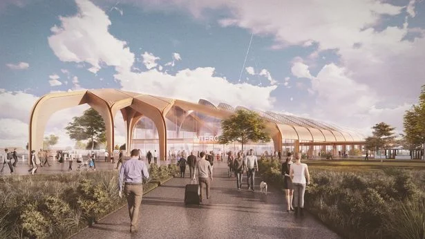 The new 'Birmingham Interchange' HS2 station in Solihull (Image: Handout)