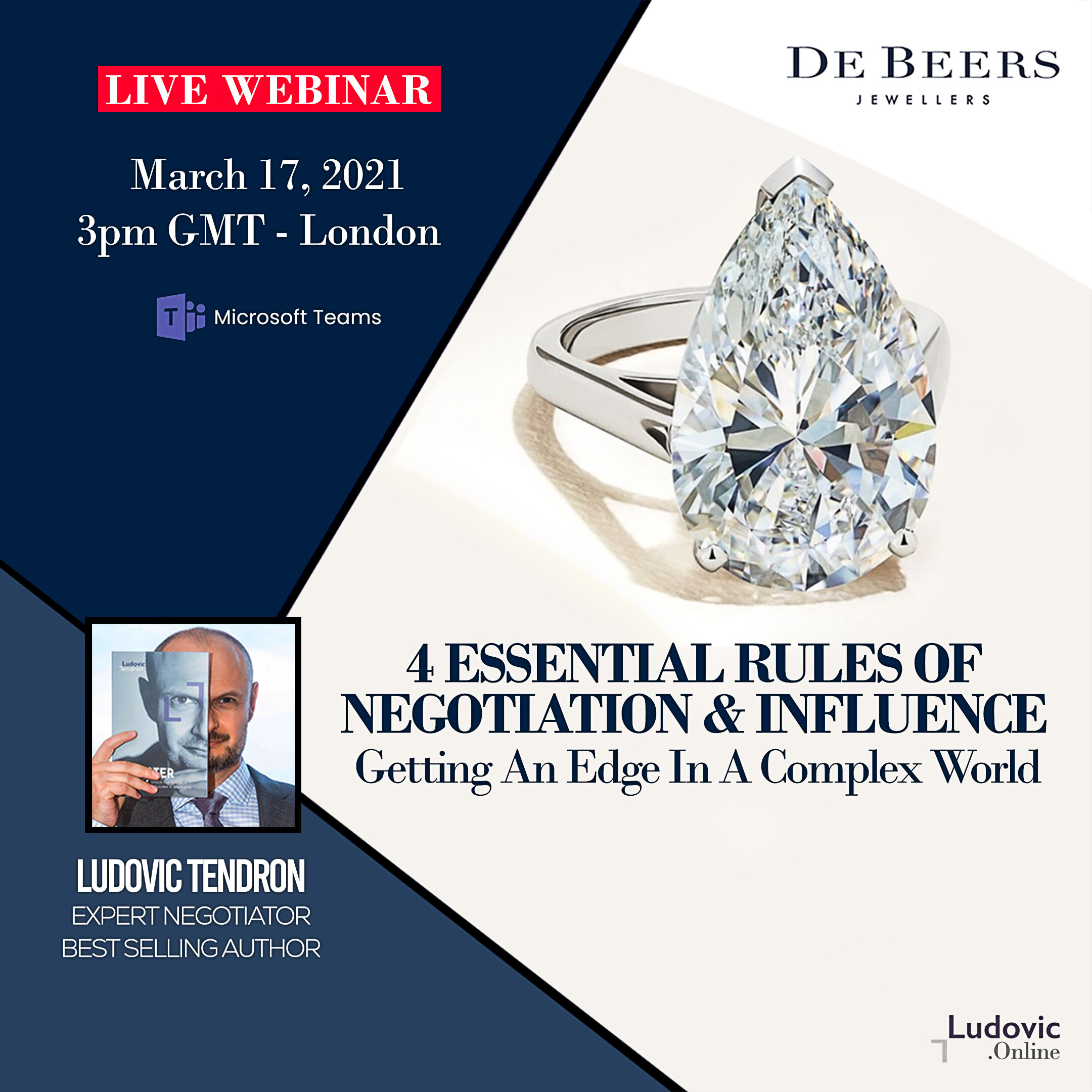 Training on Negotiation &amp; Influence for De Beers