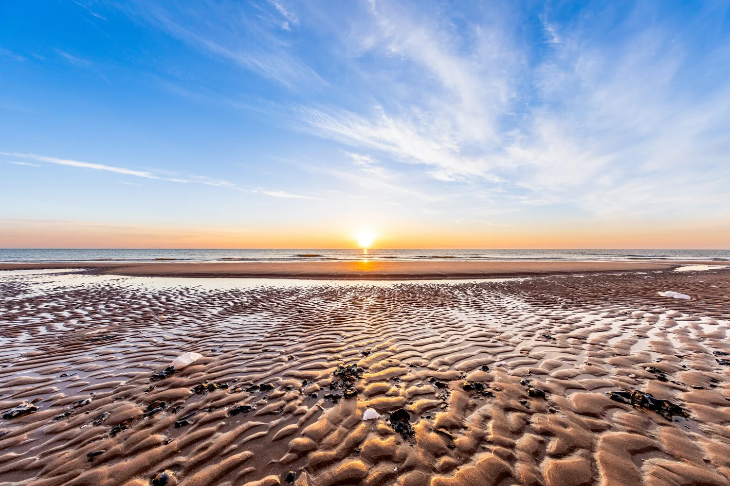 Sunrise over Joss Bay