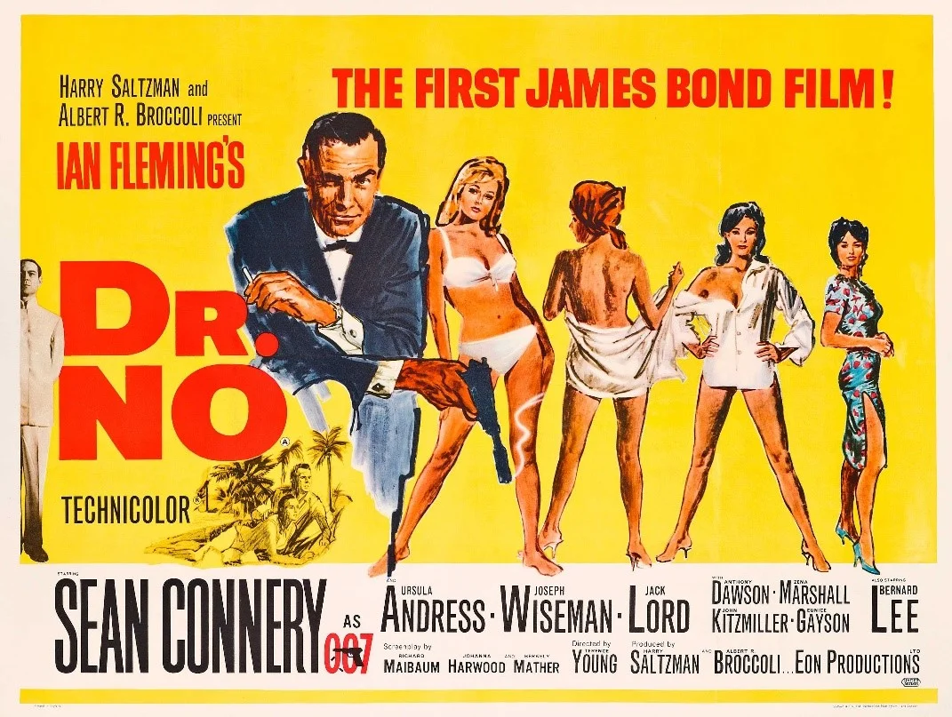 Original film poster for Dr No (1962).