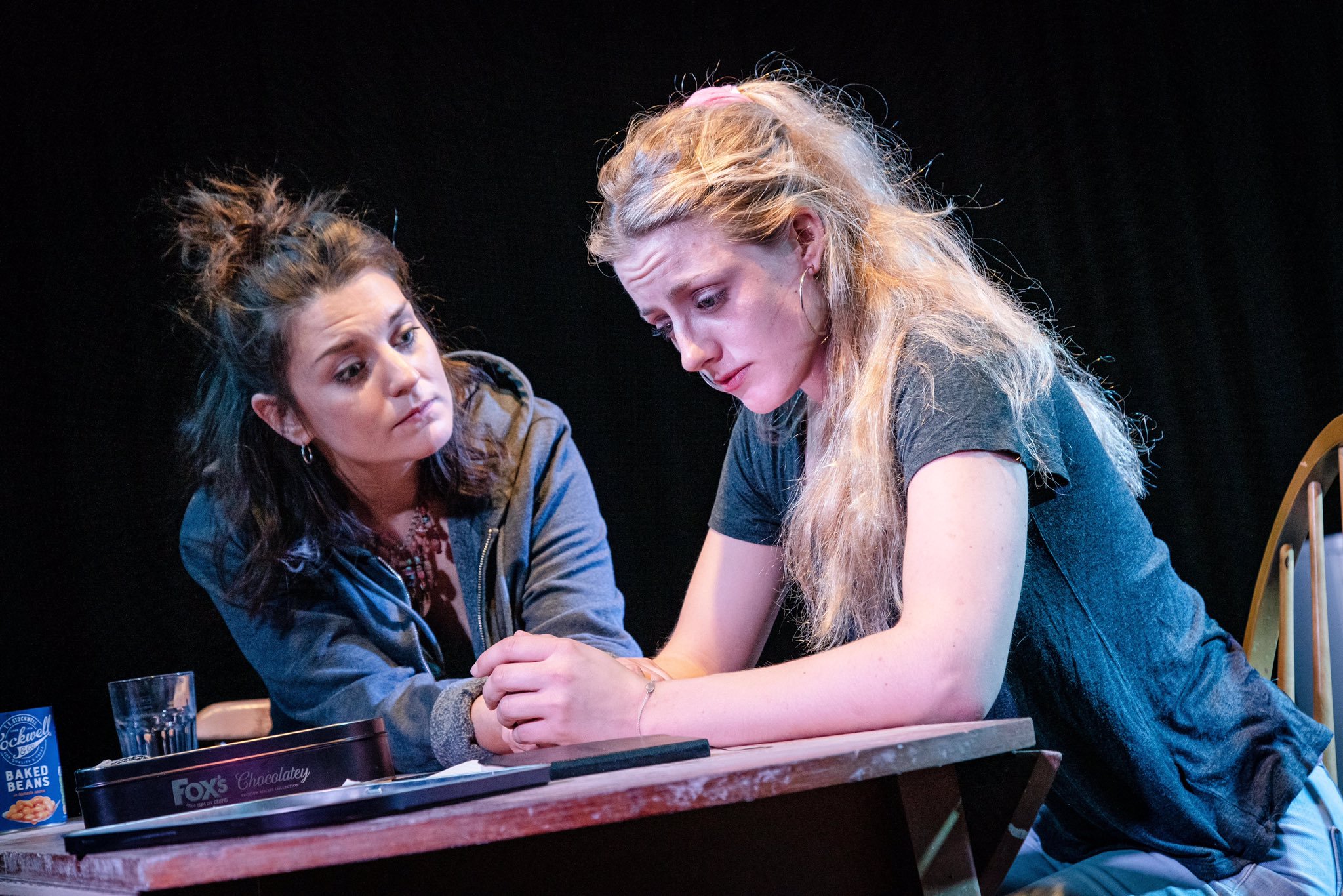 Velenzia Spearpoint and Phoebe Alice Ritchie in As We Unravel. Photo courtesy of Tom Grace (2019).