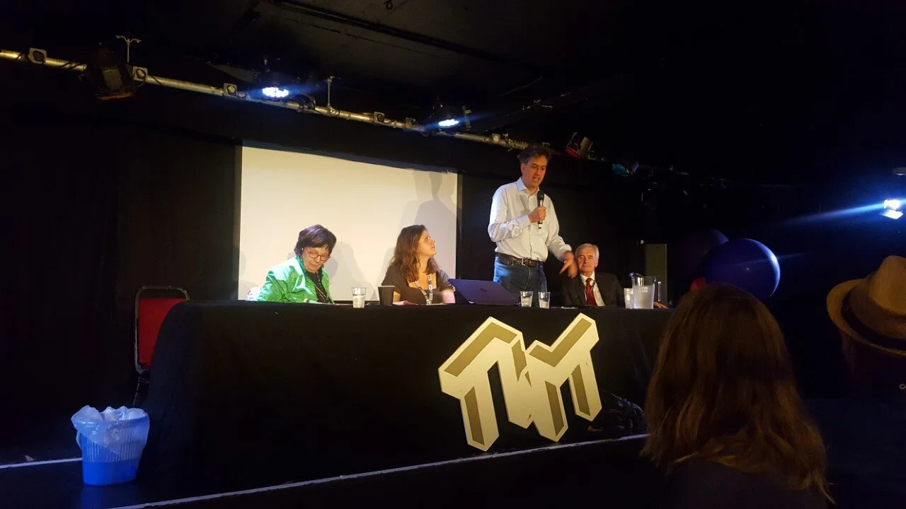 Former Labour leader Ed Miliband speaking at the launch of the ‘manifesto for the movement’.