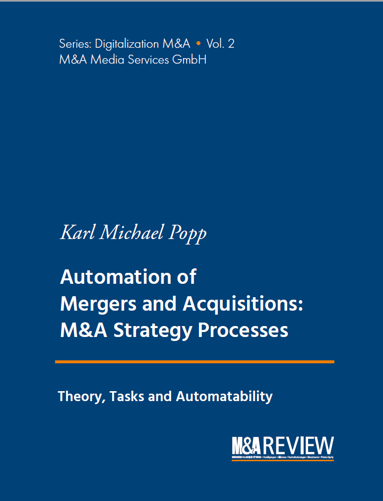 Automation of Mergers and Acquisitions: M&A Strategy Definition Tasks and Tools