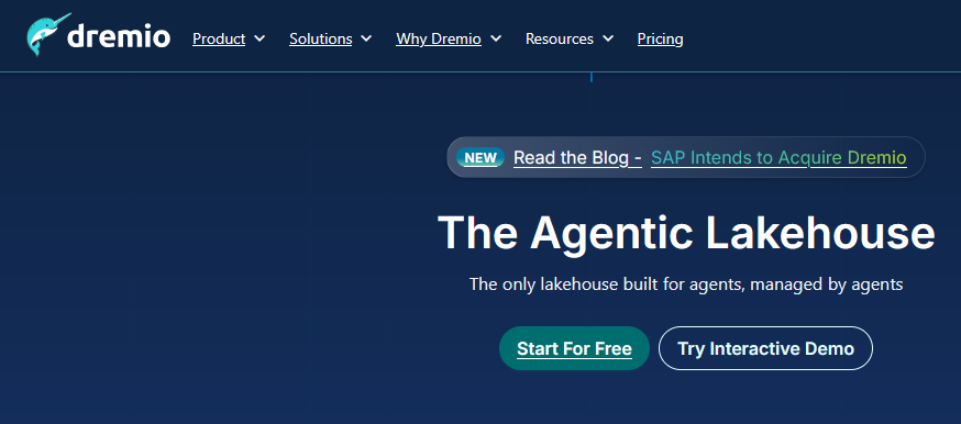 SAP acquires Dremio 