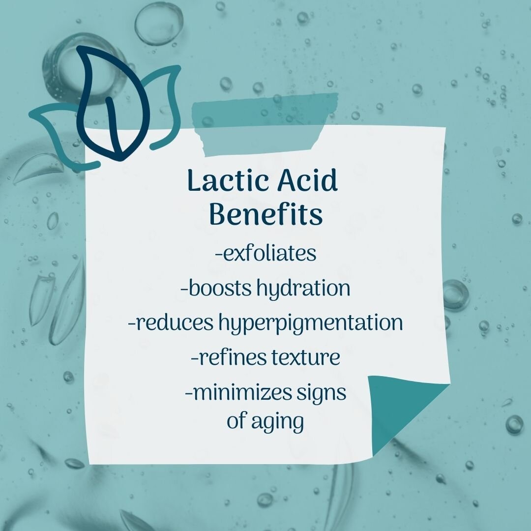 Embrace the many benefits of Lactic Acid.