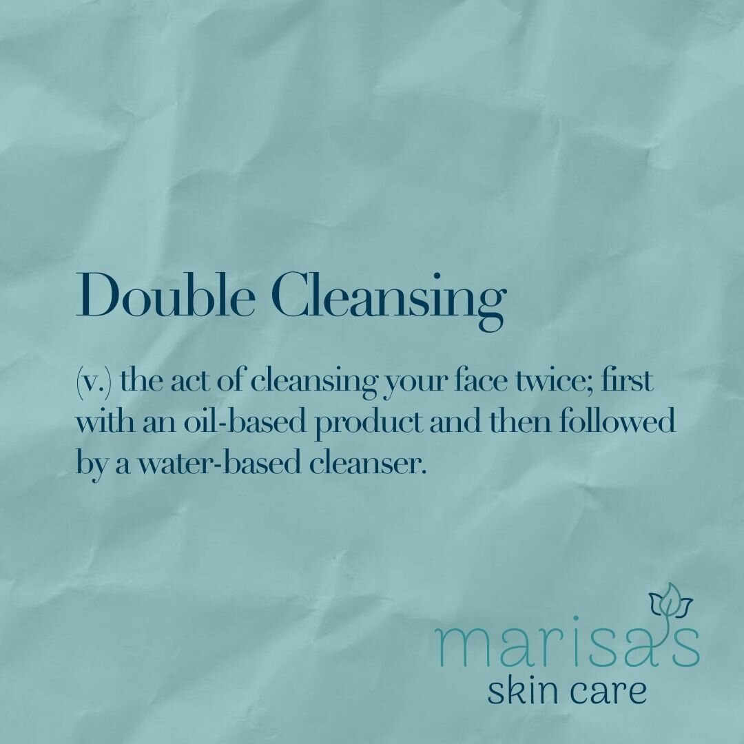 We are obsessed with Double Cleansing. Marisa's Skin Care Floral Cleansing Oil and Face Reality's Barrier Balance cream are great options to remove makeup and the days grime followed by a gel based cleanser will leave your skin healthy and hydrated!