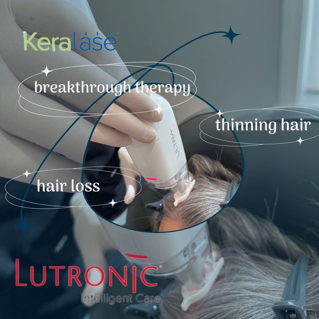 We are so excited to offer KeraLase a revolutionary treatment for hair restoration addressing hair loss and thinning hair.

KeraLase hair restoration is a comfortable and effective way to restore and thicken hair. Painless micro channels are opened i