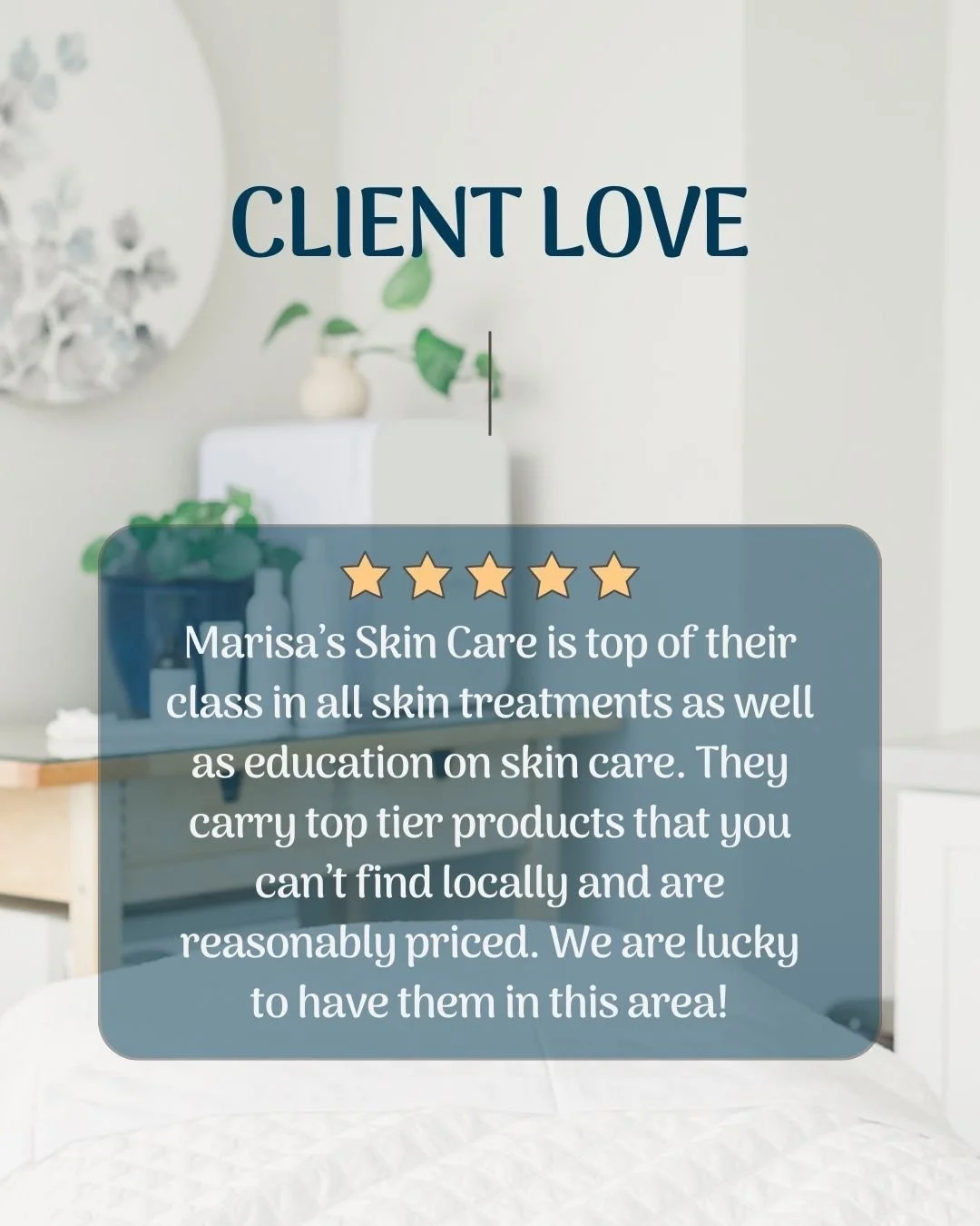 Reviews like this mean everything to us. Thank you for trusting us with your skin ✨