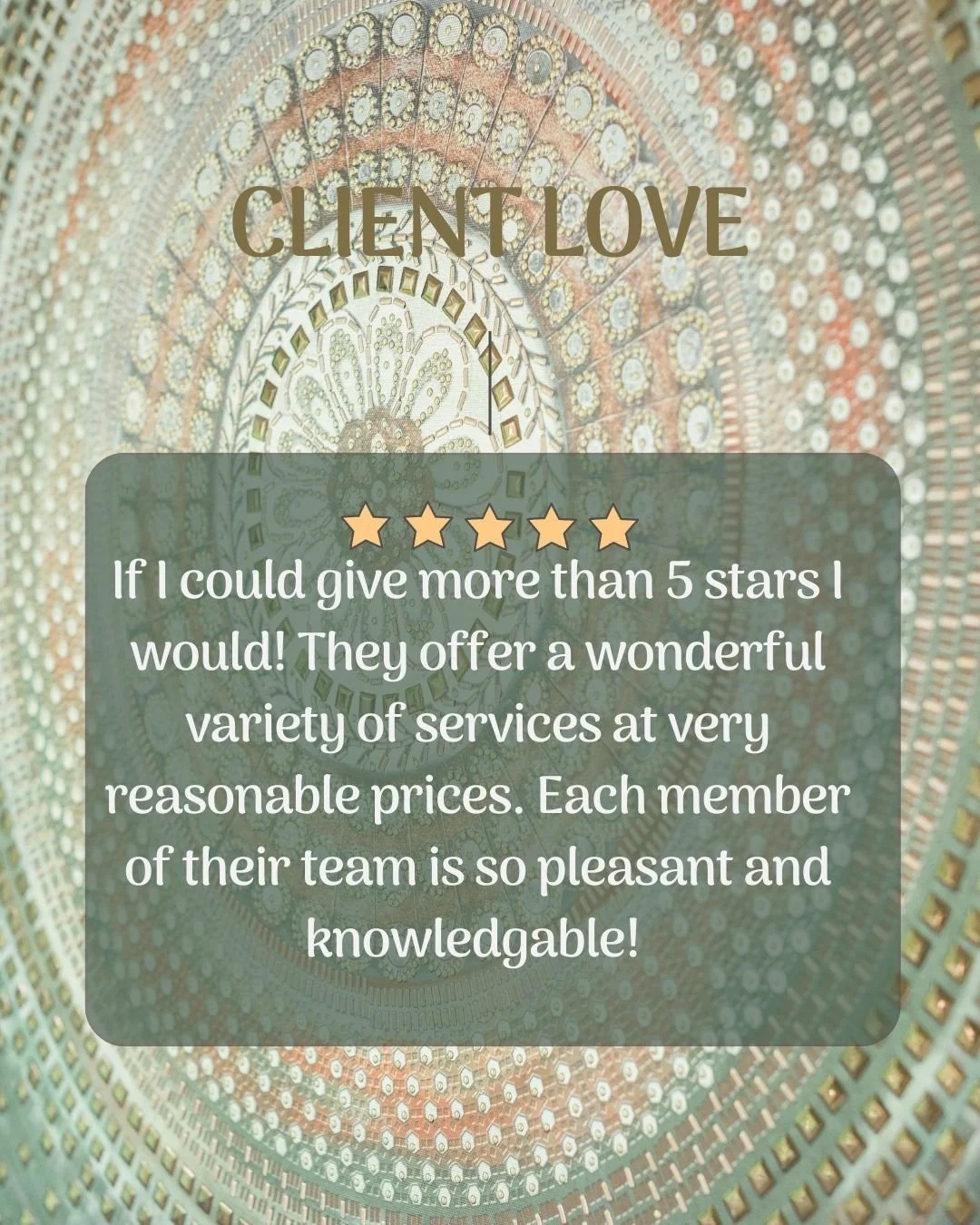 Reviews like this mean everything to us 🤍 Thank you for trusting us with your skin ✨