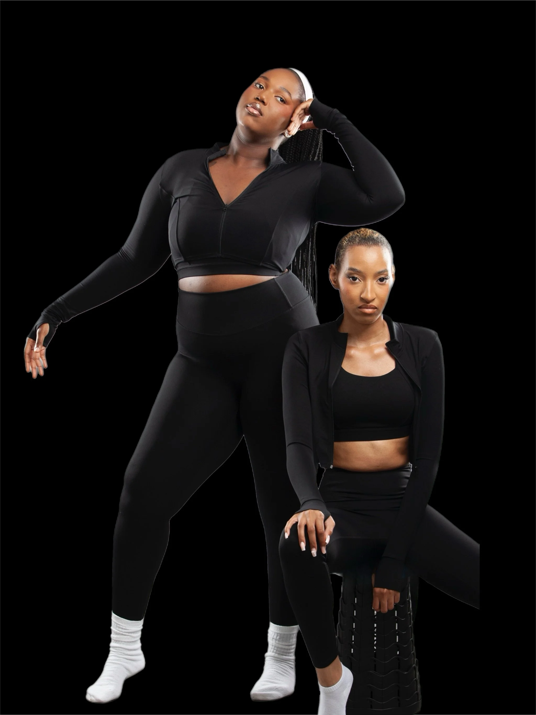 Lila- legging ventre plat