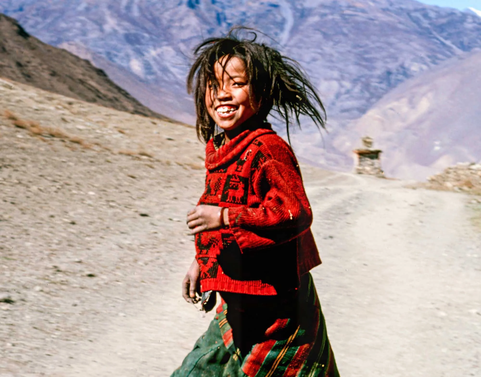 A-Tibetan-Girl-Crossing-the-Trail-1979.jpg