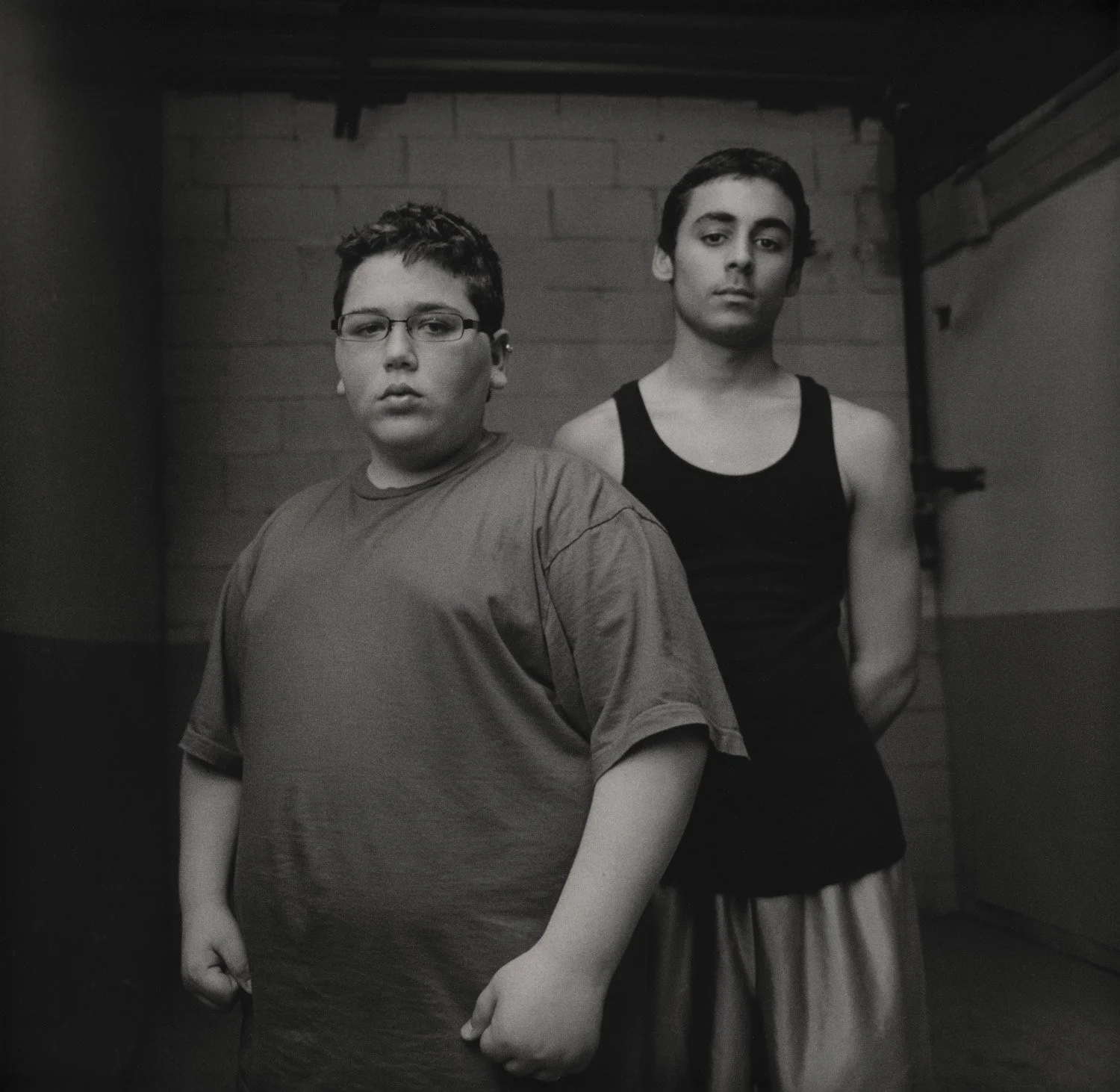 Mario and Brandon, Sully's Gym, Ontario, 2009.jpg