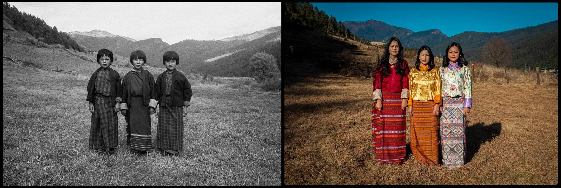 © David Katzenstein-BHUTAN-3 girle 1999 -3 women 2026.jpg