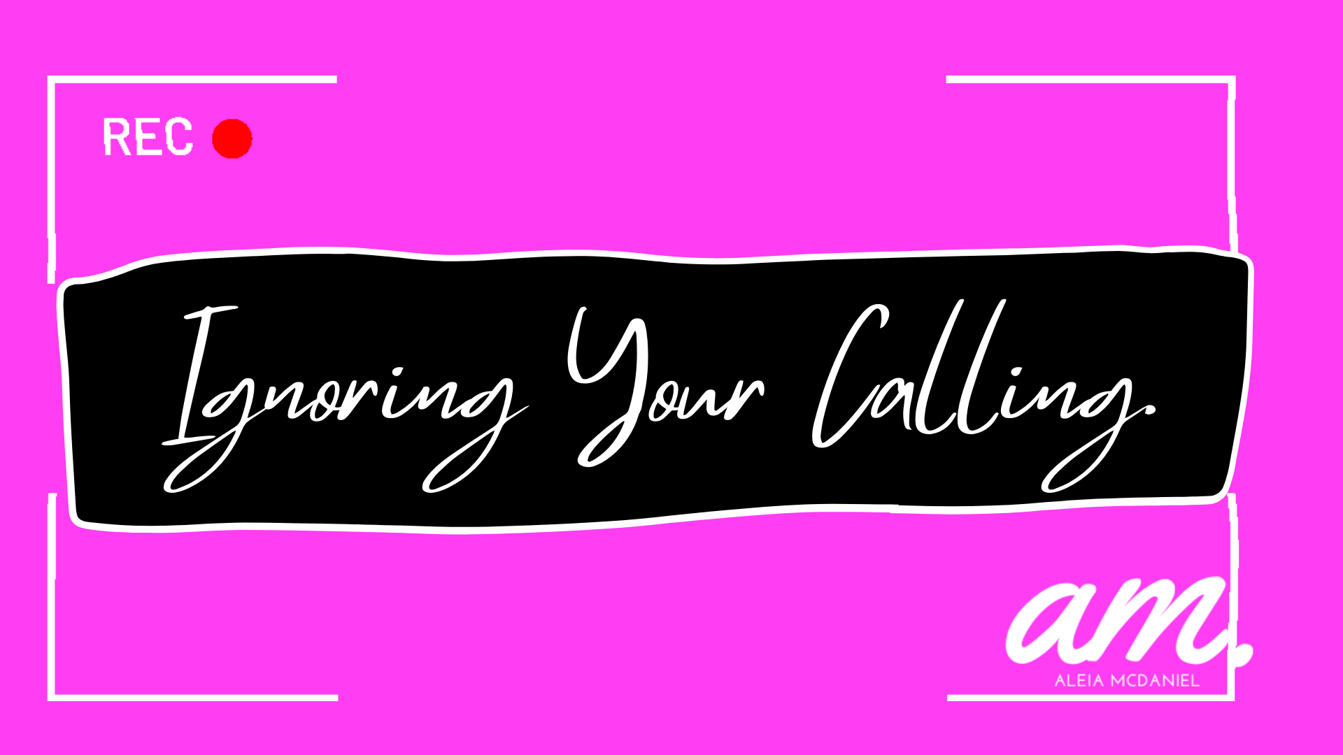 Ignoring Your Calling