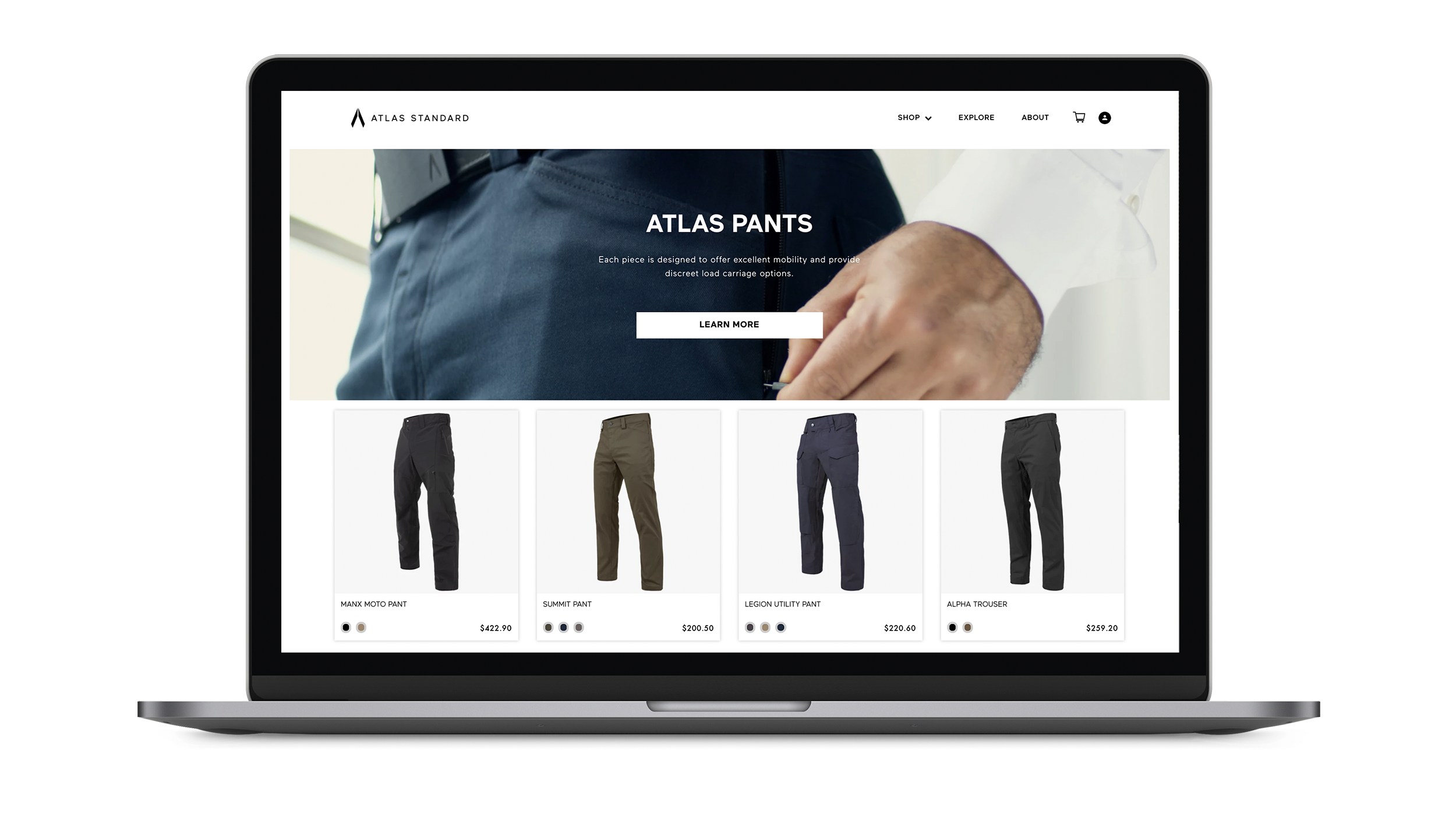 ATLAS STANDARD: WEBSITE DESIGN