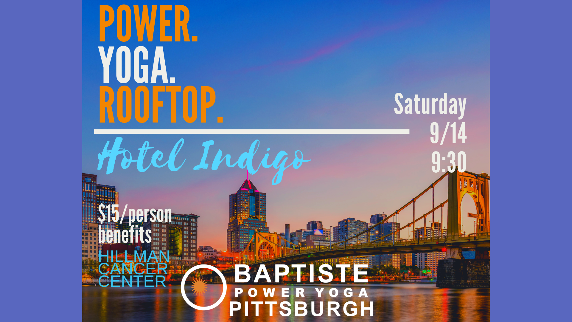 Power. Yoga. Rooftop. 