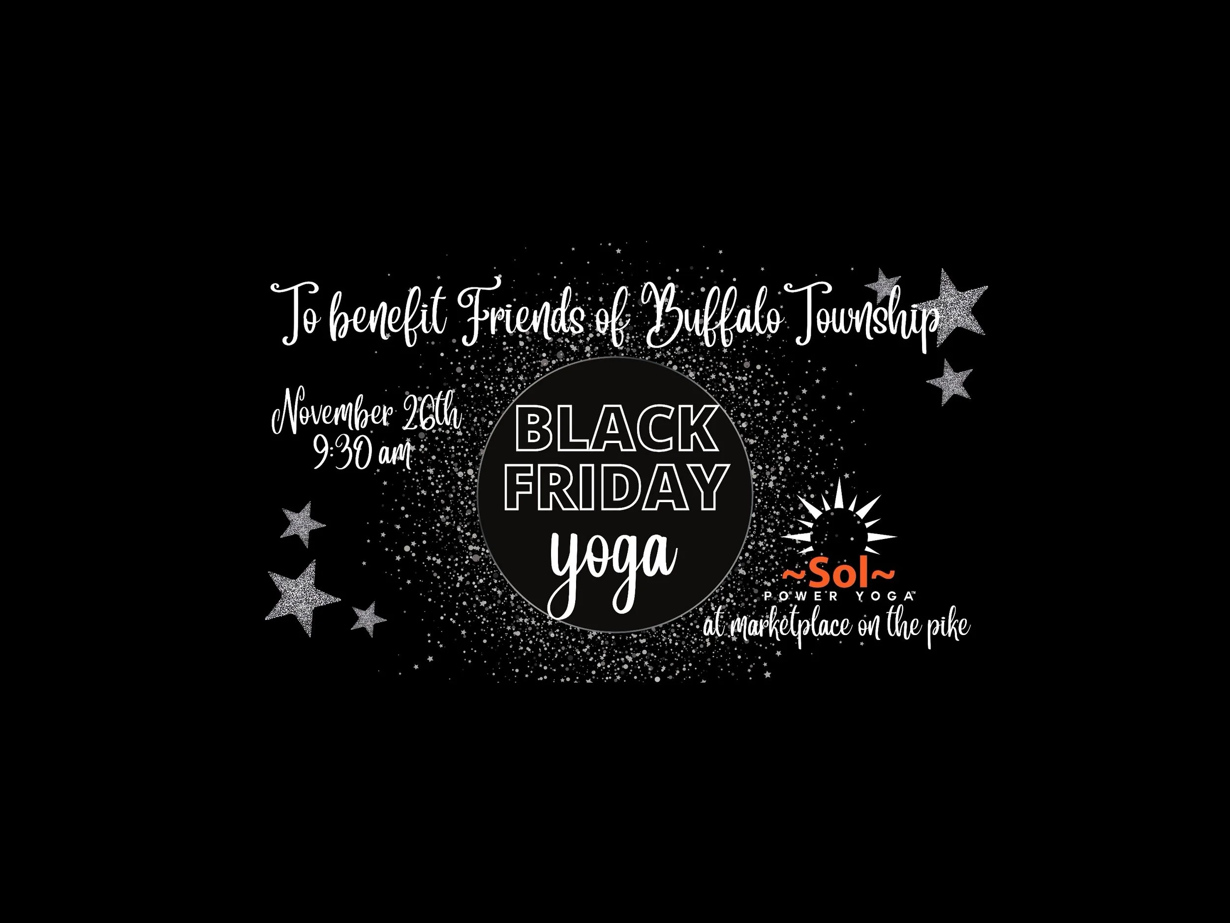 Black Friday Yoga Fundraiser $10