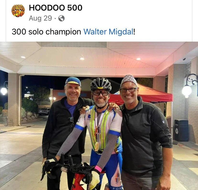 Walt wins the Hoodoo 300 mile solo race!