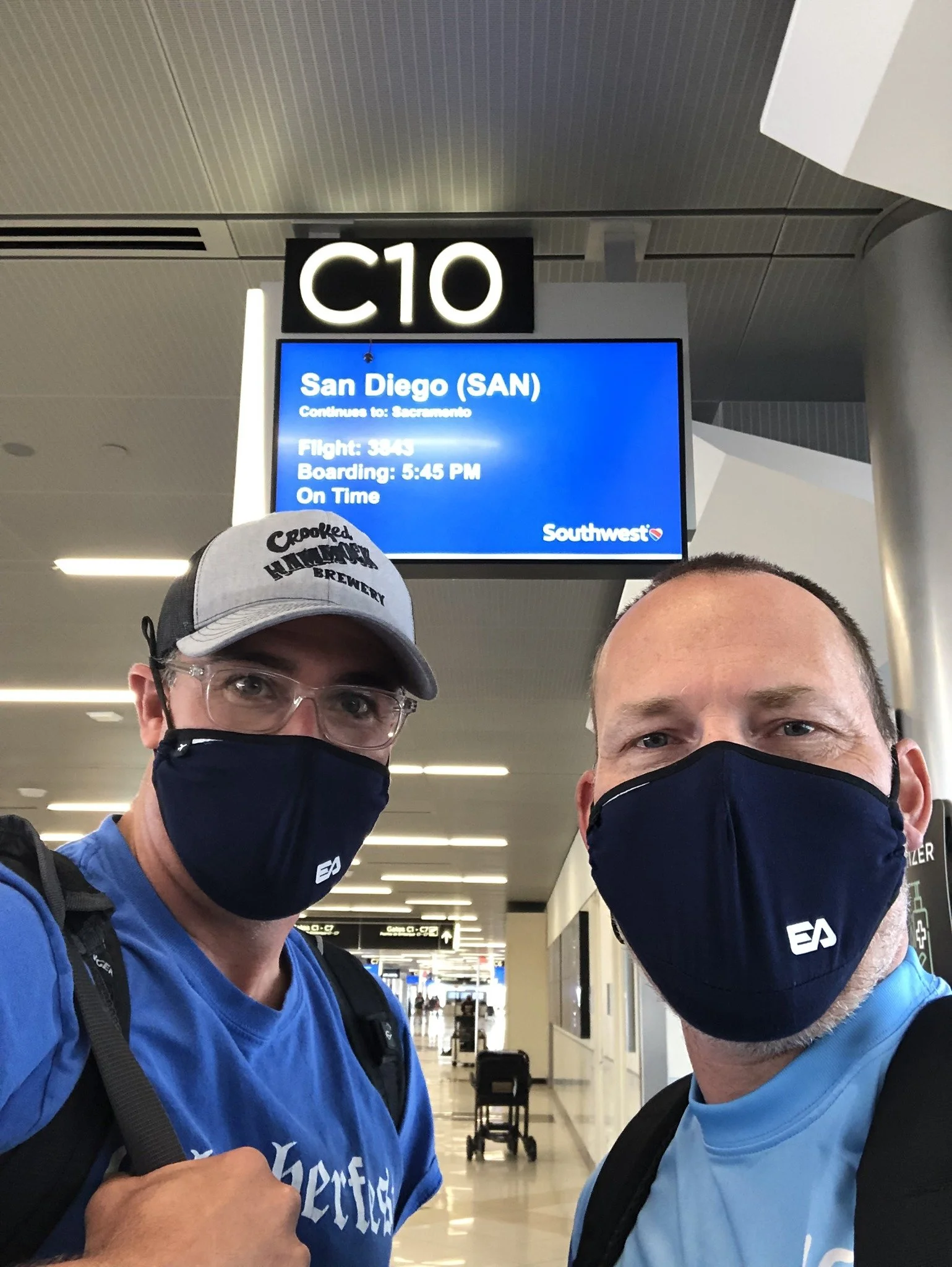 Darl and Mark land in Cali_Crew Volunteers.jpg