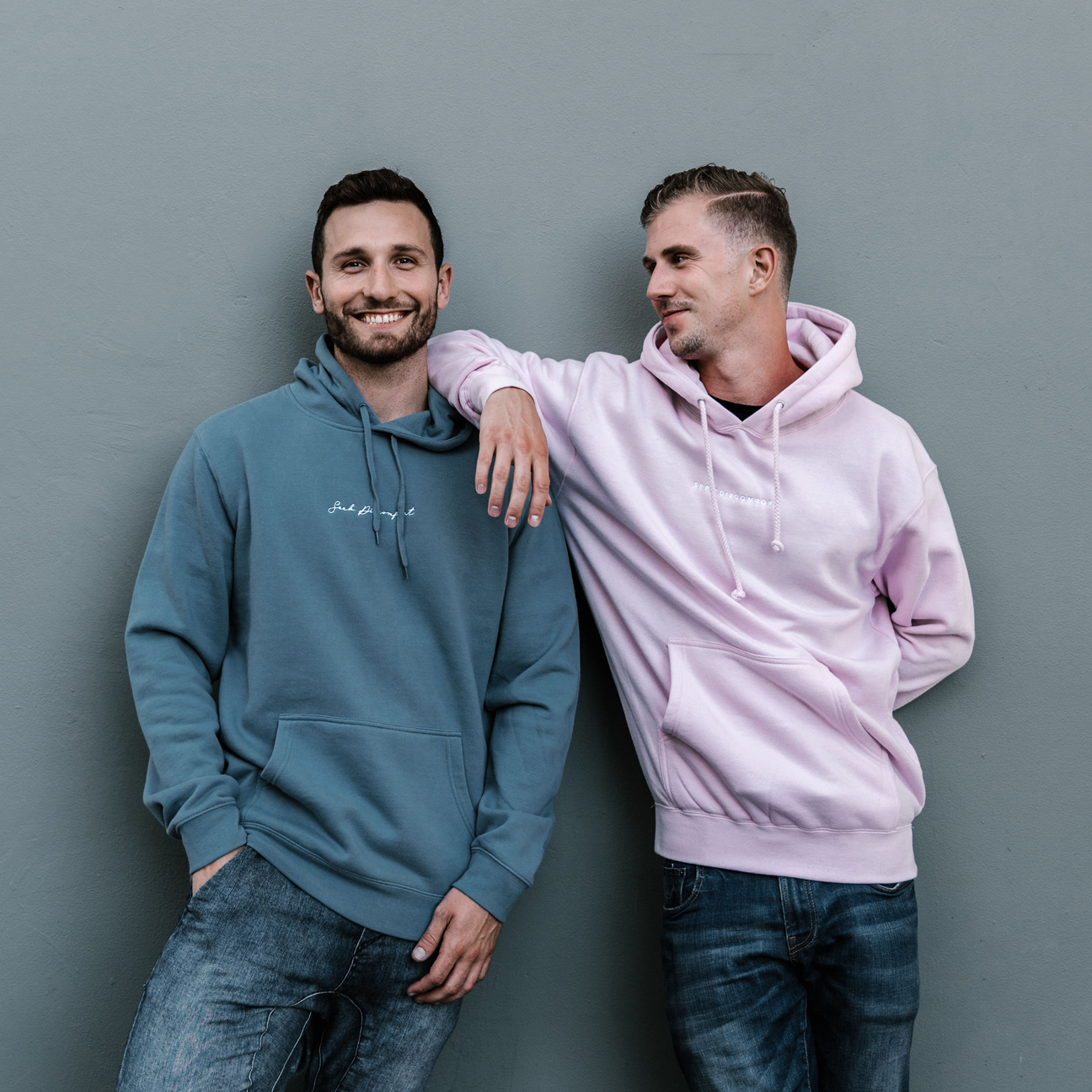 pink seek discomfort hoodie