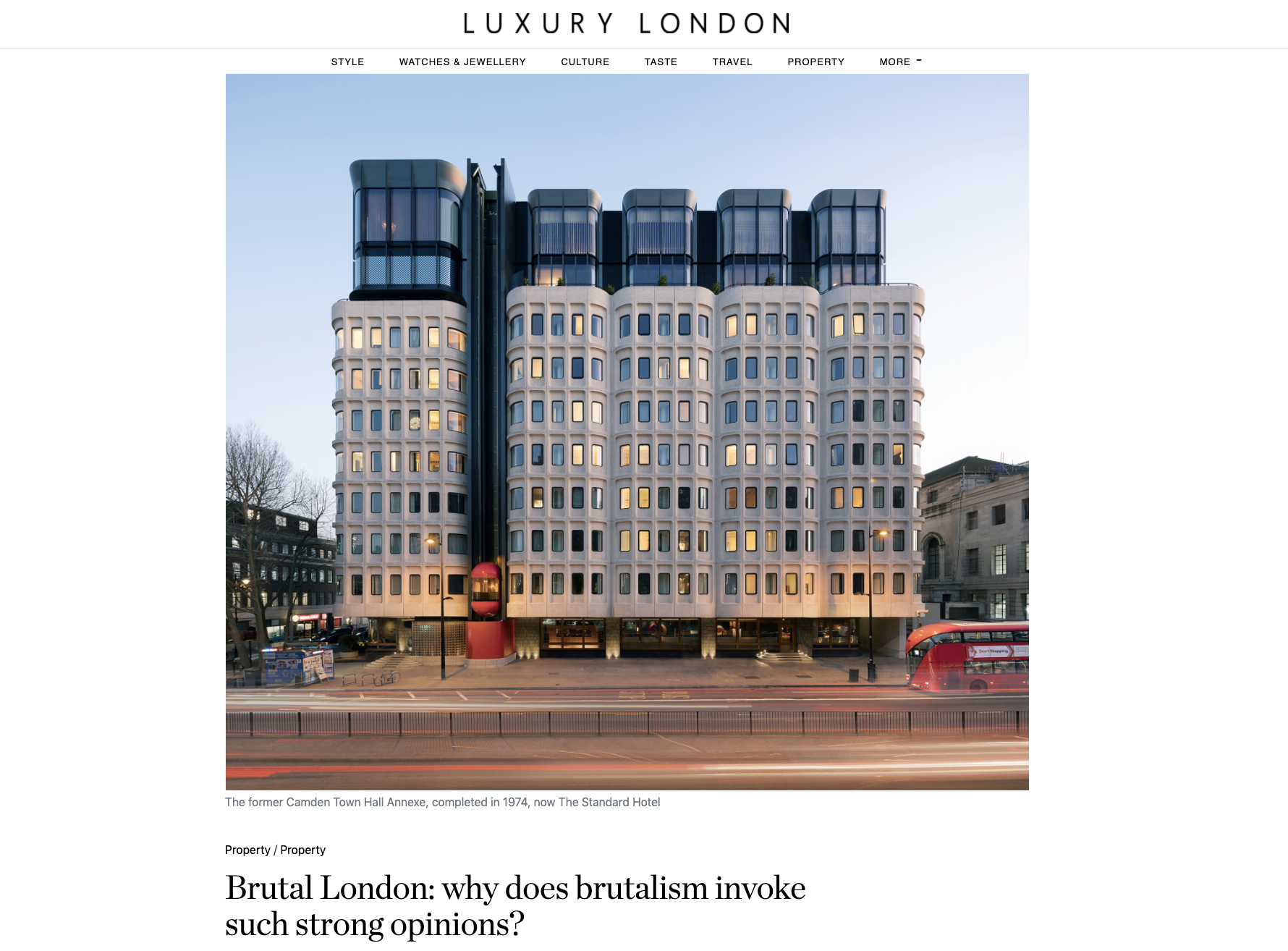 Luxury London - Brutalist London