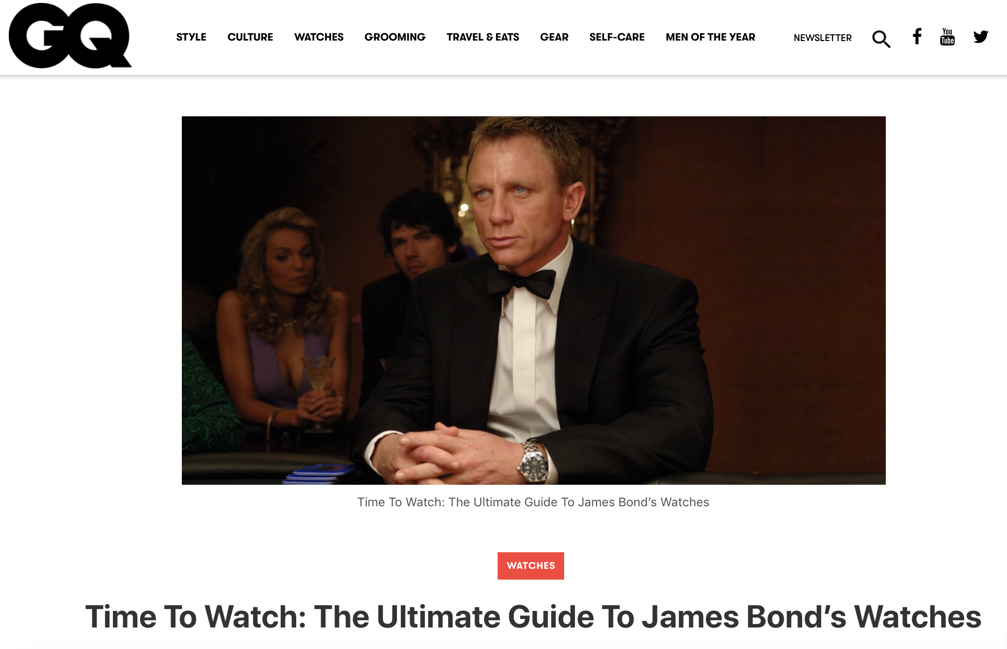 GQ - Ultimate guide to James Bond's watches