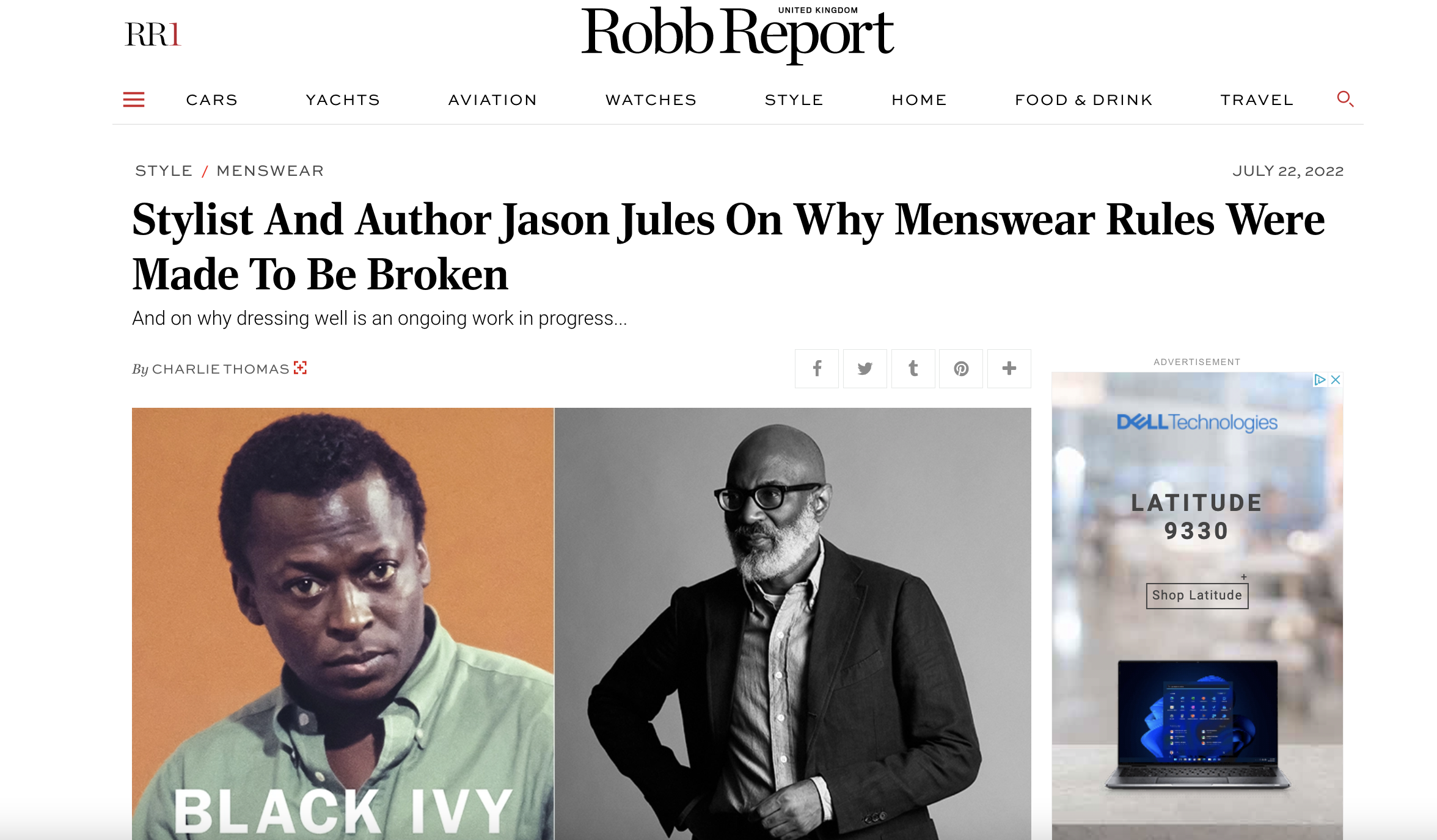 Robb Report - Jason Jules interview