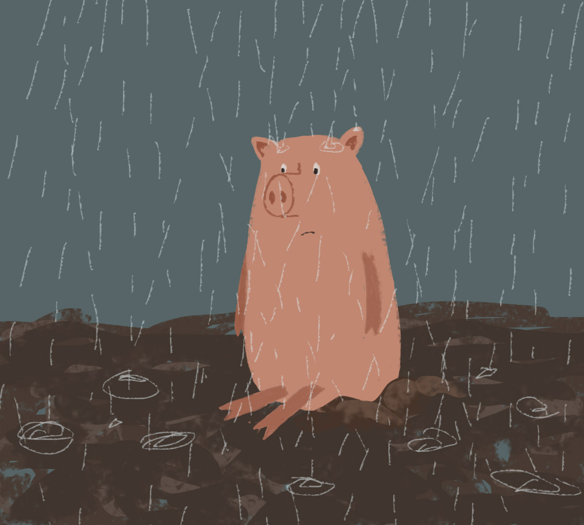 Pig in the Mud