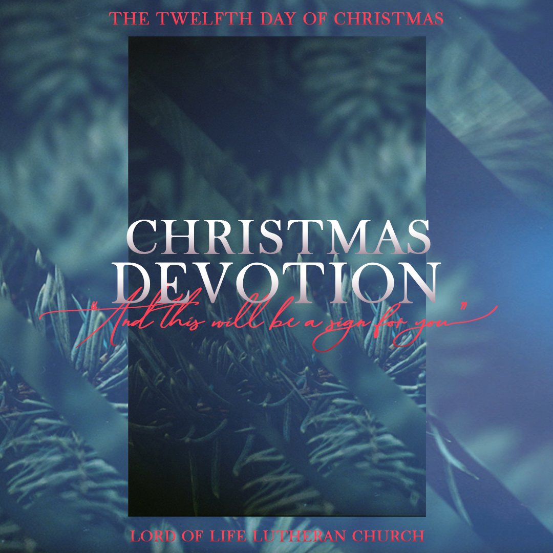 January 5, 2021 - Christmas Devotion - The Twelfth Day of Christmas