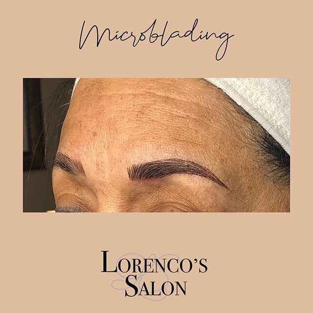 Beautiful microblading by Amy! Make an appointment with her today at Lorencos.com or call 505-255-8693 
#microblading #microbladingeyebrows #abqmicroblading #lorencos #lorencossalon #abqsalon #abqspa #abq