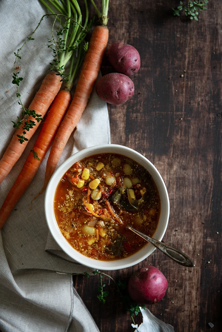 Paprika Southern | Loop It Up Savannah | Fundraiser | Soup It Up for Loop It Up | Soup | Vegetarian Soup | Vegan Soup | Winter Food | Vegetable Soup | Veggie Soup | Comfort Food | Food Styling | Food Photography | Food and prop Styling | Prop Styling | Food Styling Ideas | Food Photography Ideas