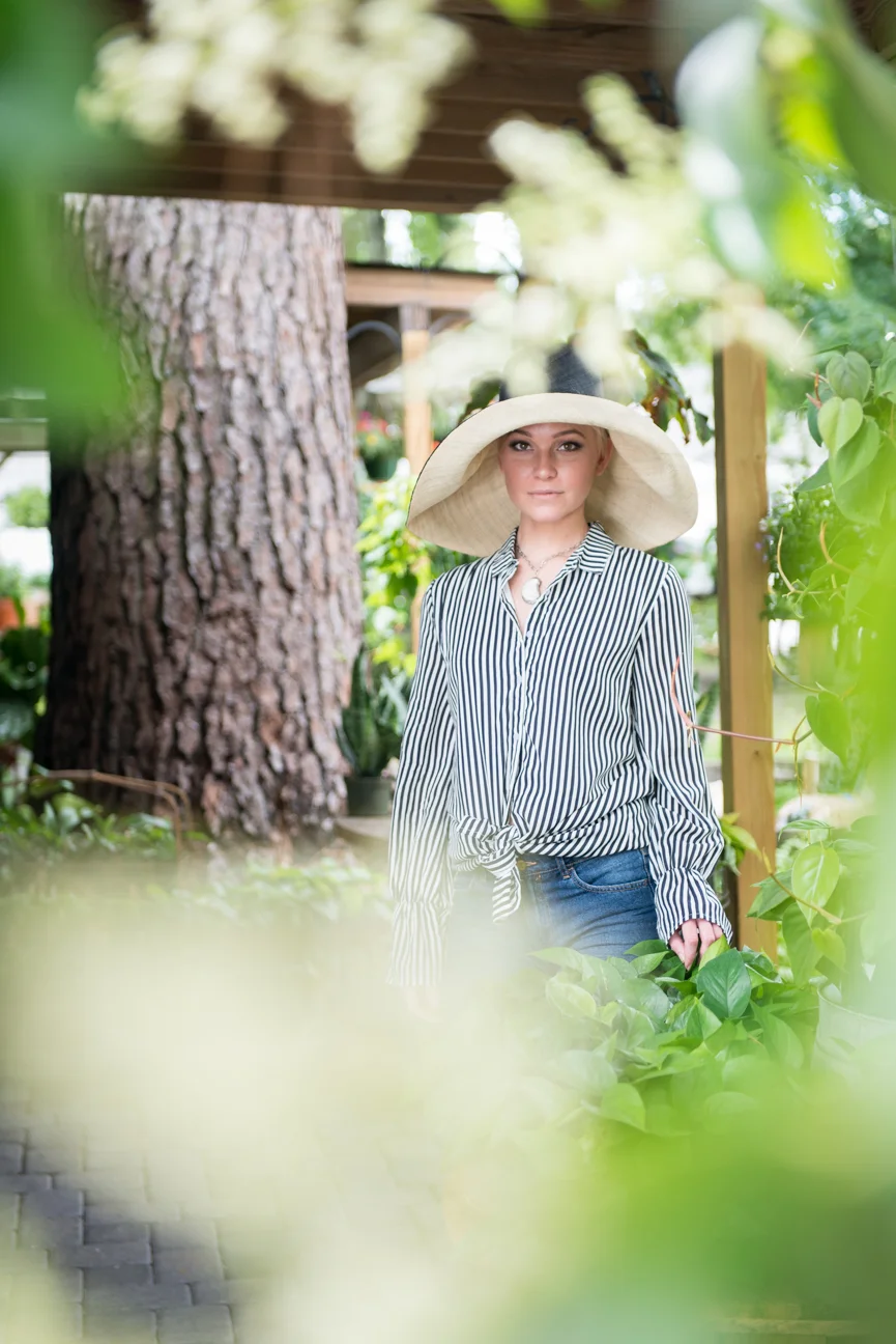 Summer Style | Summer Outfit | Southern Style | Summer Outfit | Summer Outfit Ideas | Summer Outfits for Women | Casual Summer Outfit | Boho Style | Boho Summer Outfit | Easy Summer Style | Kelsey Bucci | Paprika Southern |Striped Shirt | Denim Shorts | Wide Brim Hat