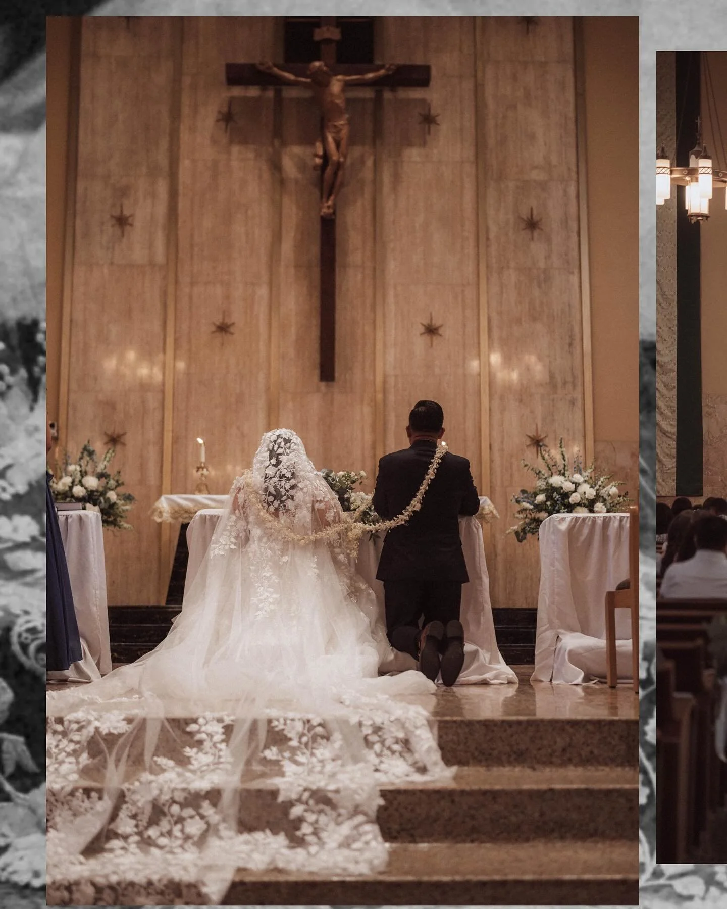 The sacred presence and stillness of a catholic ceremony is incomparable ! ✨⛪️🤍