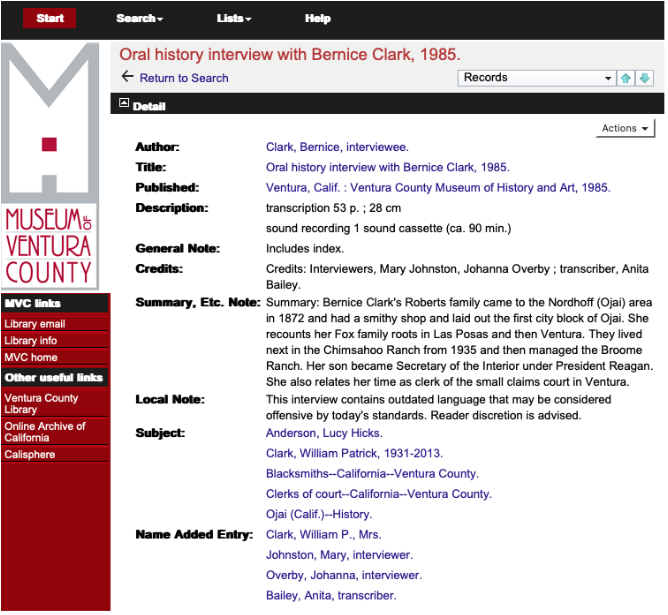 Museum of Ventura County