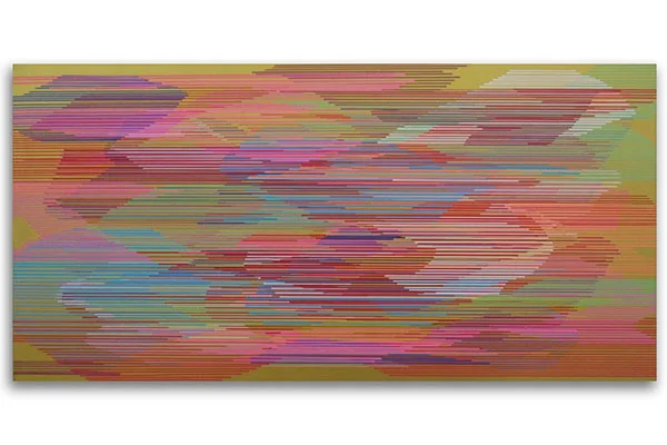 Course Mixed Media on Canvas 24 × 48 in; 61 × 121.9 cm 2017 Series: Rivers of Life