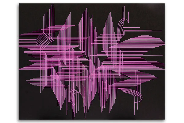 Rivers of Life Permanent Marker on Gator Board 2' x 3' 2017 Series: Rivers of Life