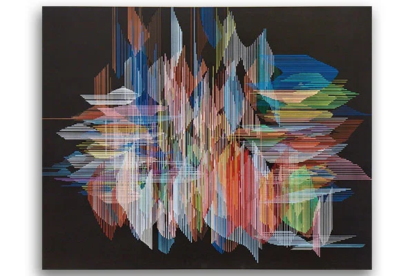 Rivers of Life Acrylic on wood panel 48 × 60 in; 121.9 × 152.4 cm 2017, Private Collection Series: Rivers of Life