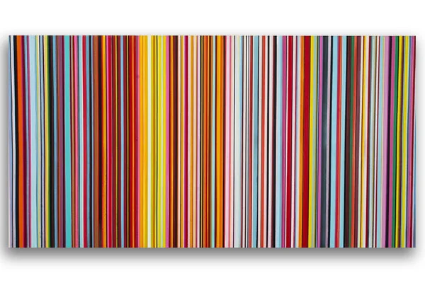 The Present Mixed Media on Canvas 41 1/2 × 80 in; 105.4 × 203.2 cm 2018