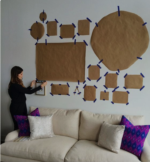Wall Collage Planning Idea Source