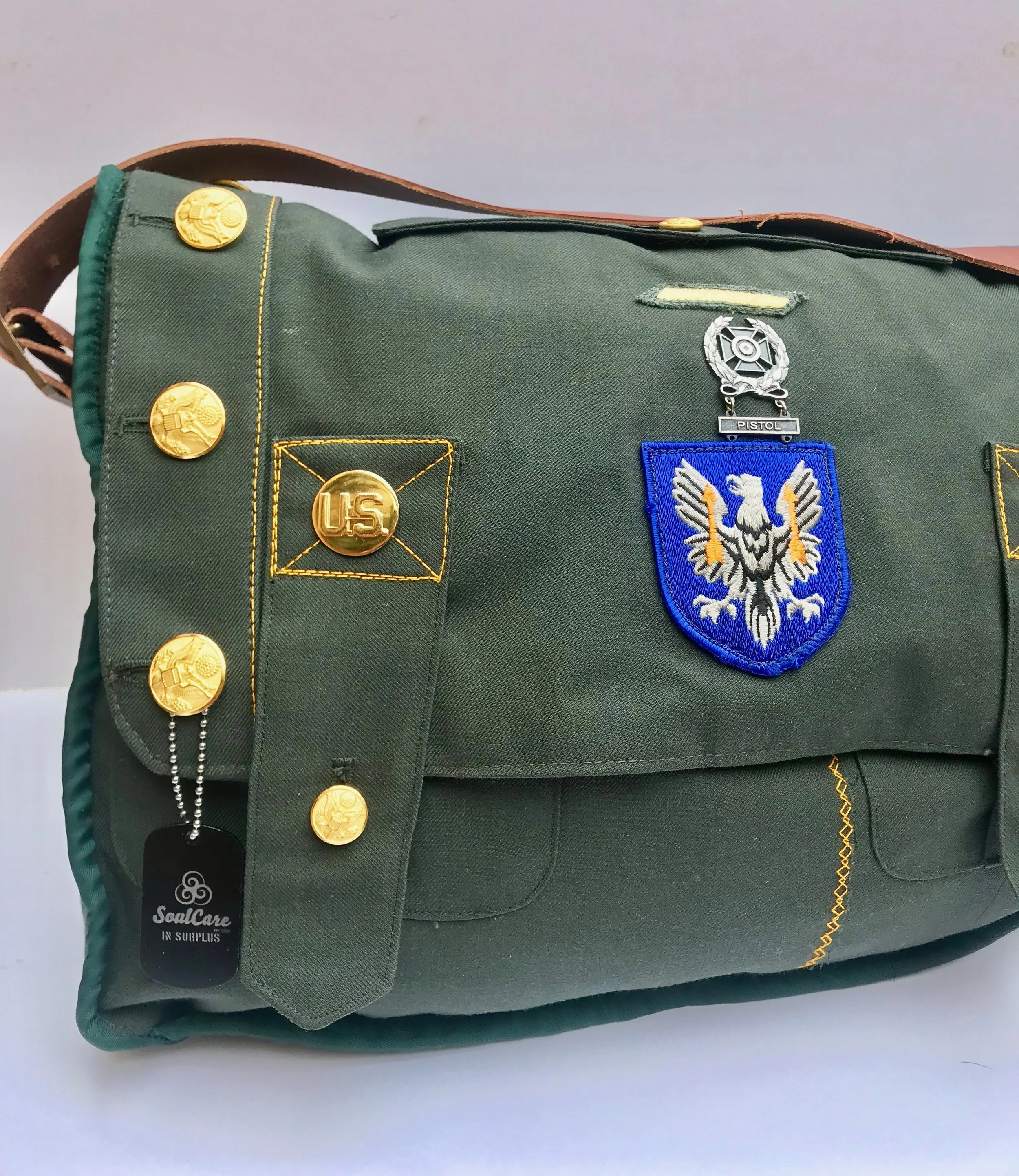 WWII Era Army Dress Coat with expert Marksmanship Badge