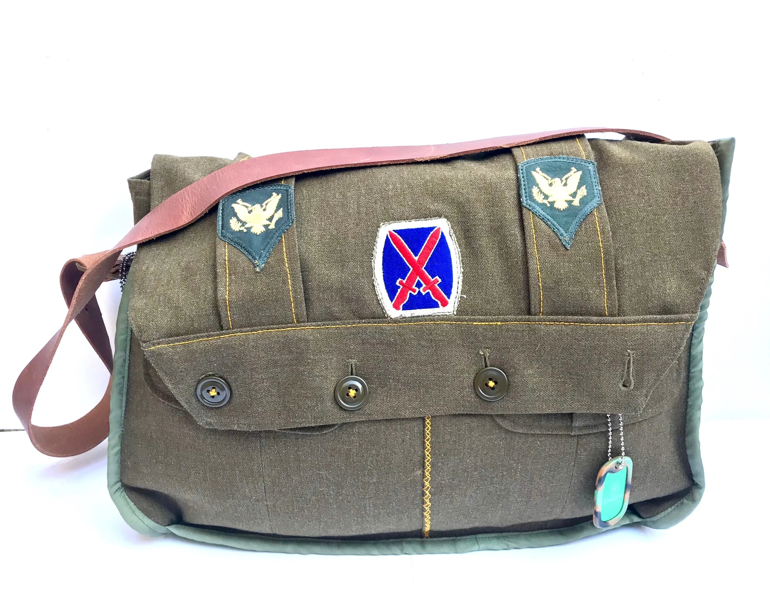 WWII Ike Jacket 10th Mountain Division Conversion