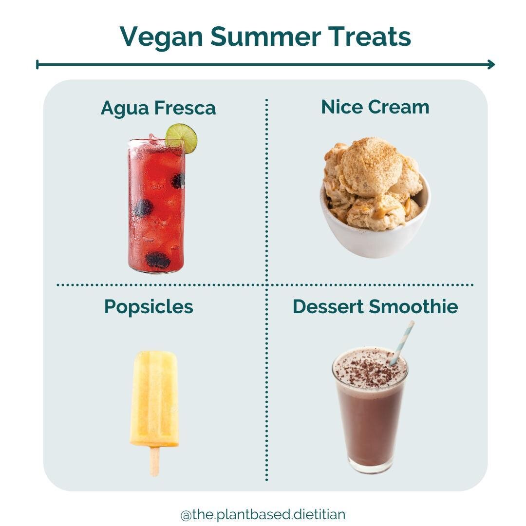 Who&rsquo;s craving all the frozen treats this summer?⁠
-⁠
Dessert smoothies, aguas frescas, nice cream, and popsicles are the way to go! The best part is that you can fully DIY them at home and they can be super easy AND healthy!⁠
⁠
All of these opt