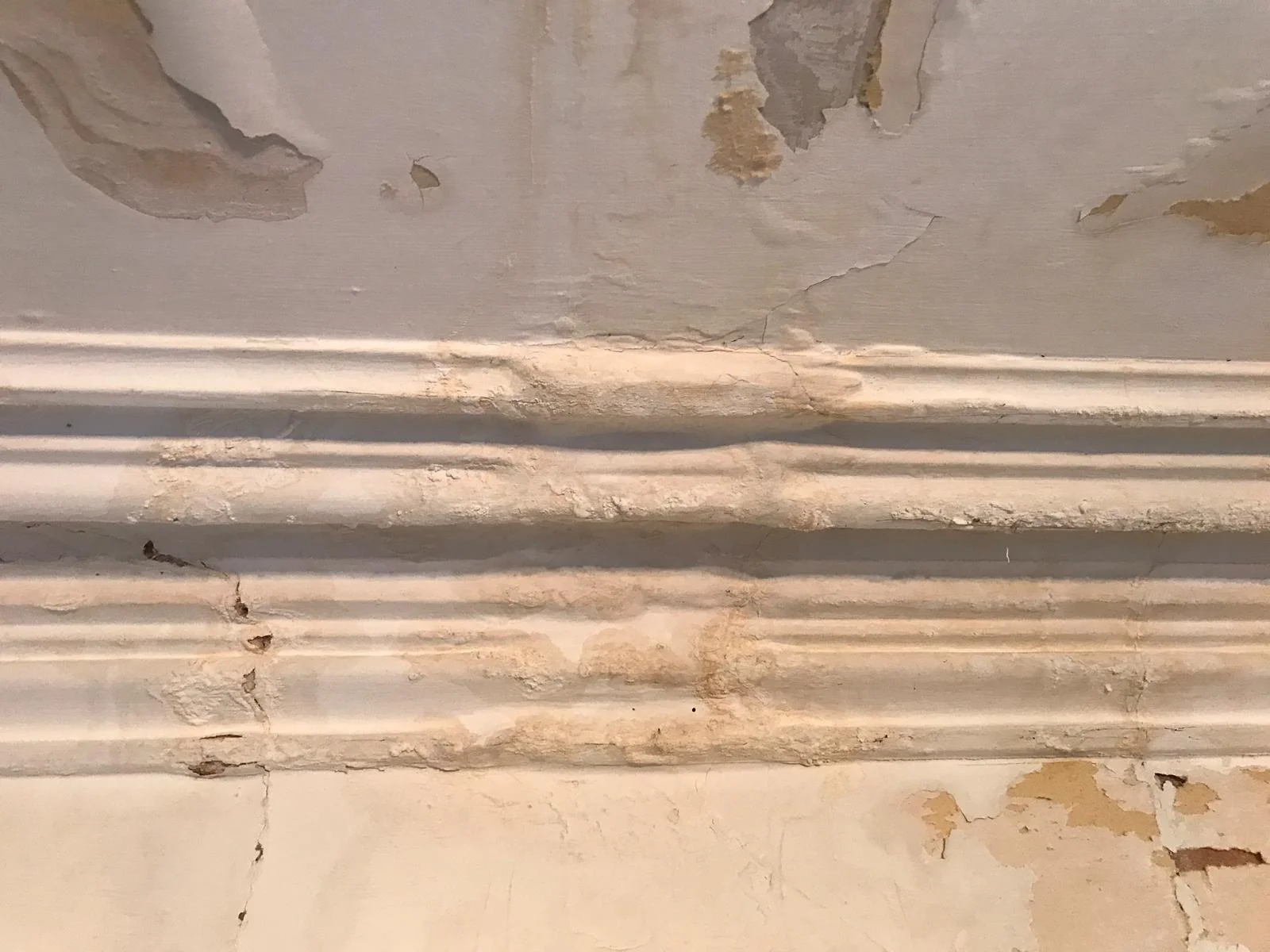 Cornice (coving) restoration in Market Weighton, East Yorkshire