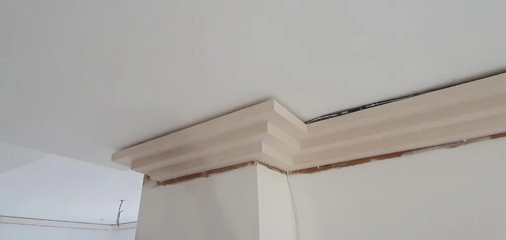 Art Deco lighting trough cornice  at Skegness