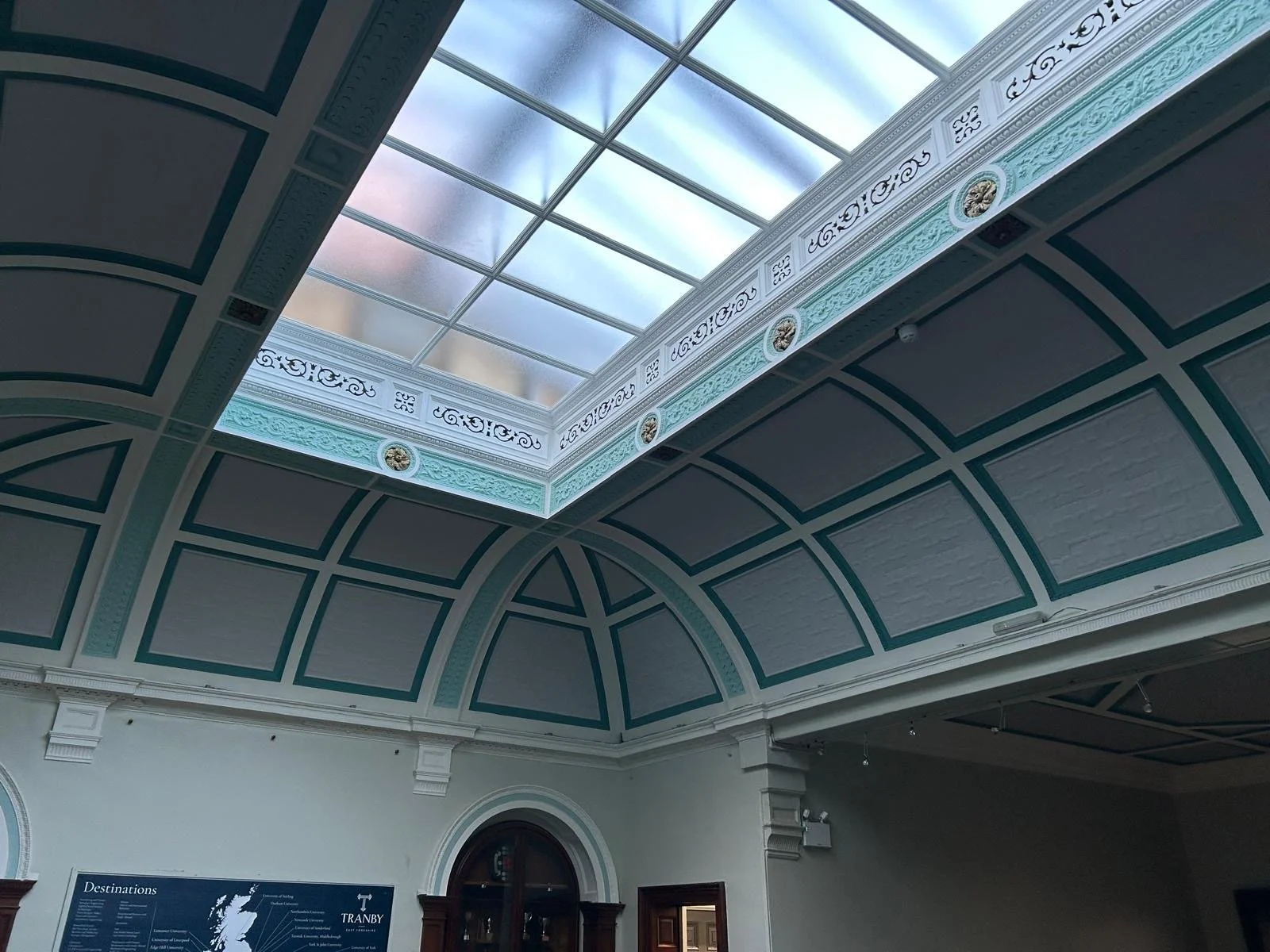 Vaulted Barrell ceiling repairs at Tranby School 