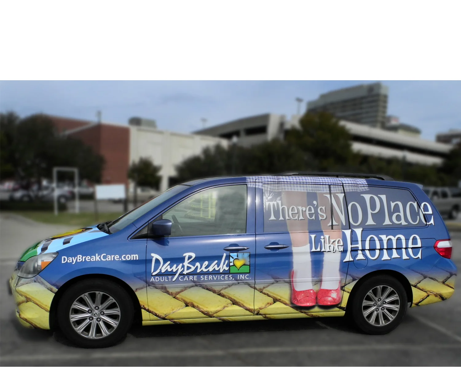 Adult Home Care vehicle wrap