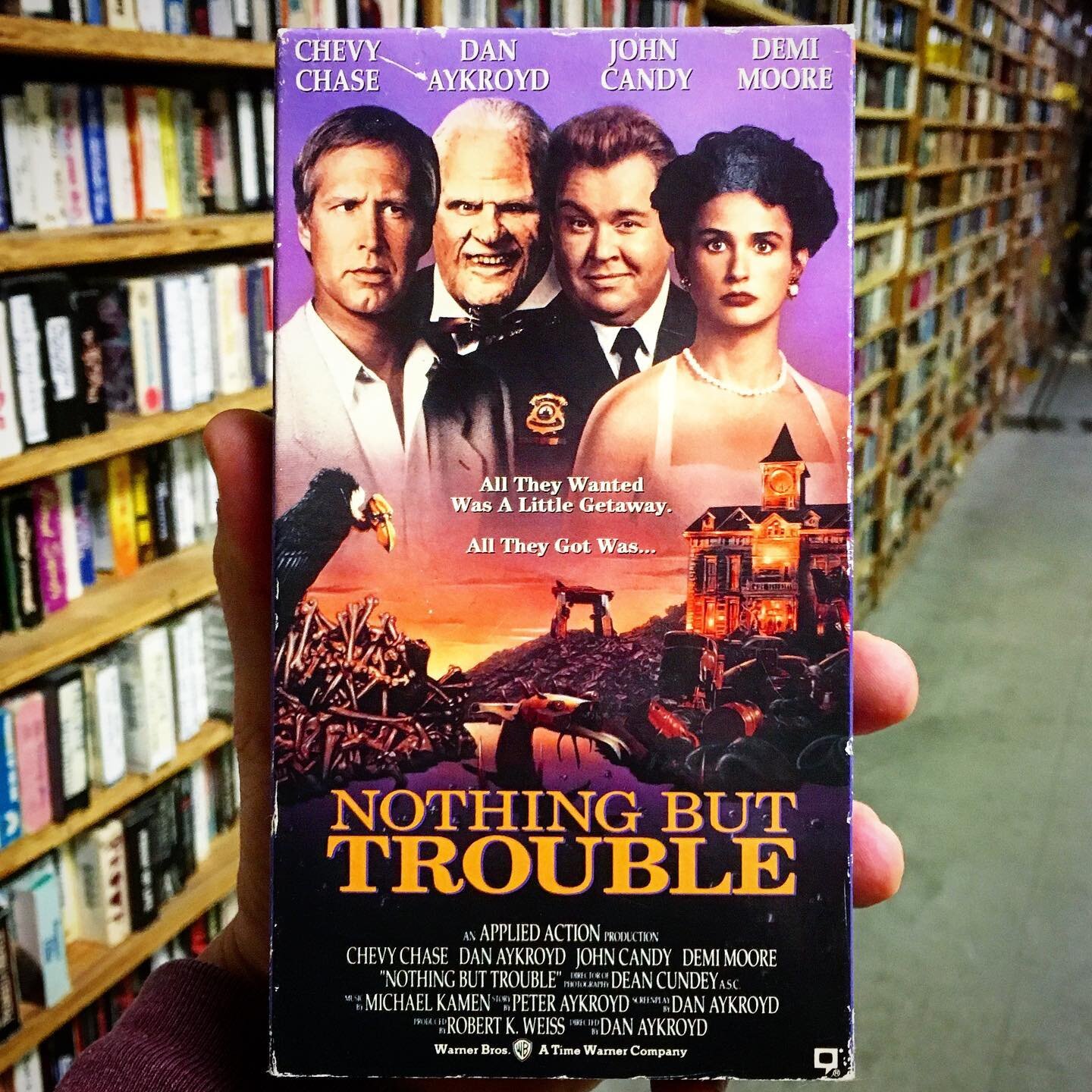 Nothing But Trouble (1991) 📼 #Comedy #JohnCandy #DemiMoore #DanAykroyd #ChevyChase #90s #VHS